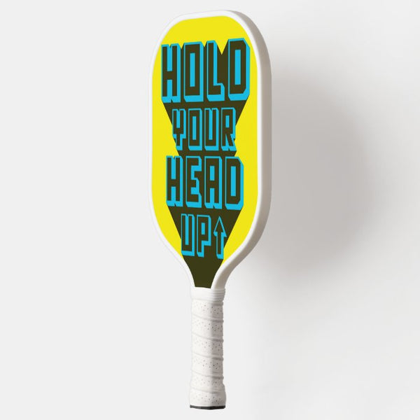 Motivational Quote Pickleball Paddle